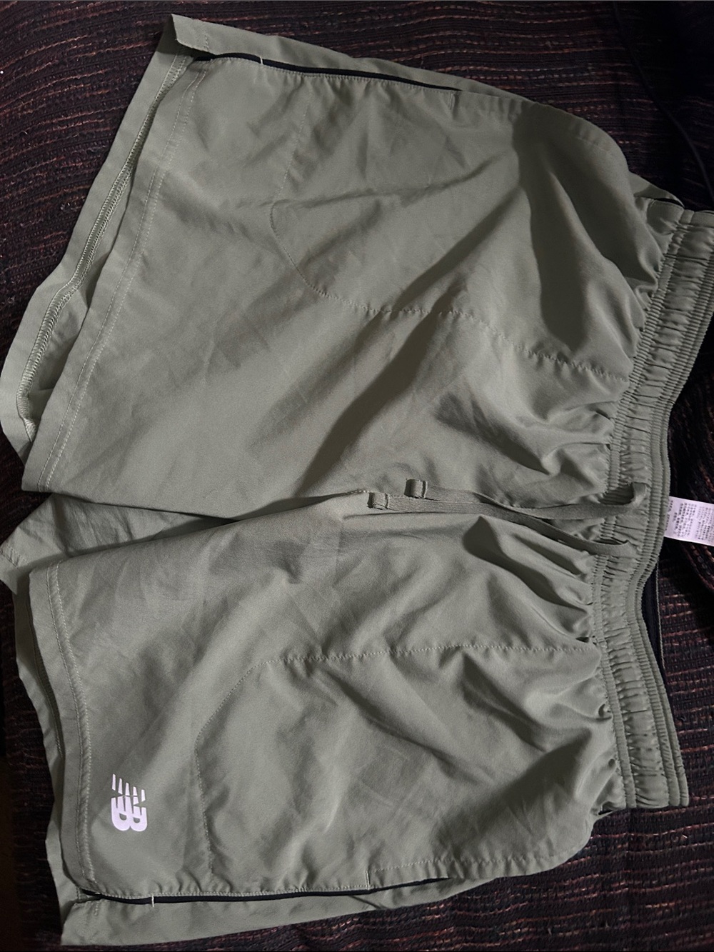 New Balance Men's Sage Green Athletic Shorts
